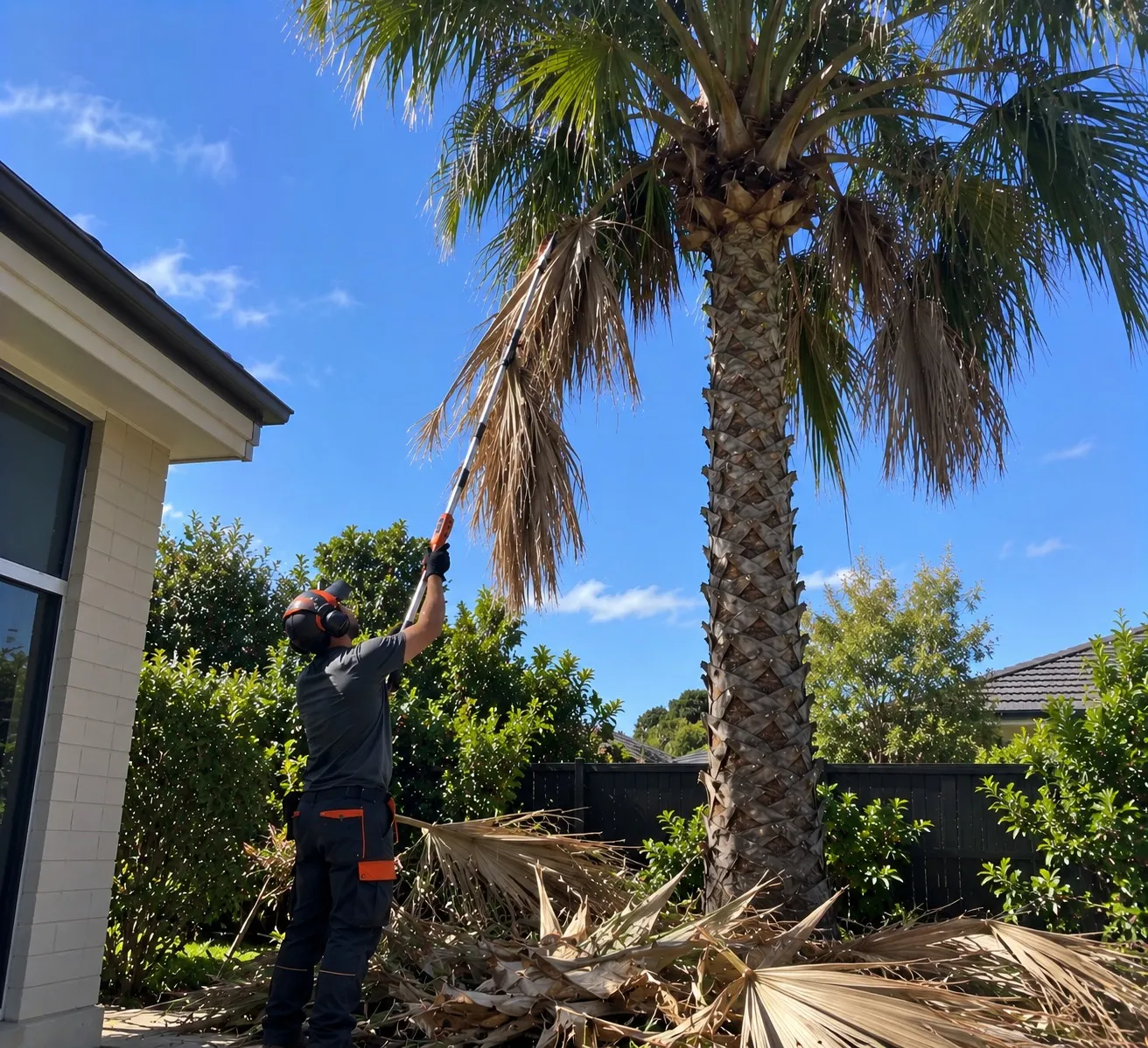 Palm Frond Removal in Hamilton