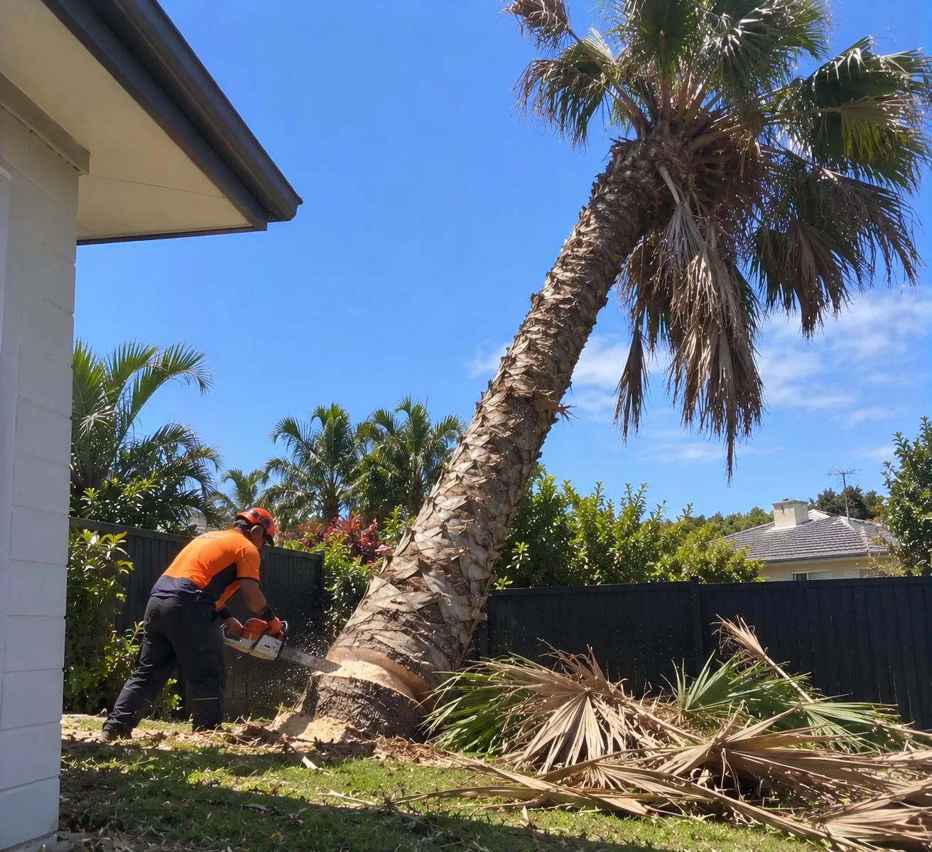 Palm Tree Pruning in Hamilton
