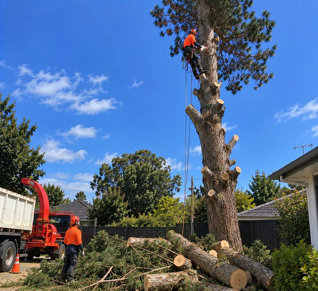 Pine Tree Removal in Hamilton